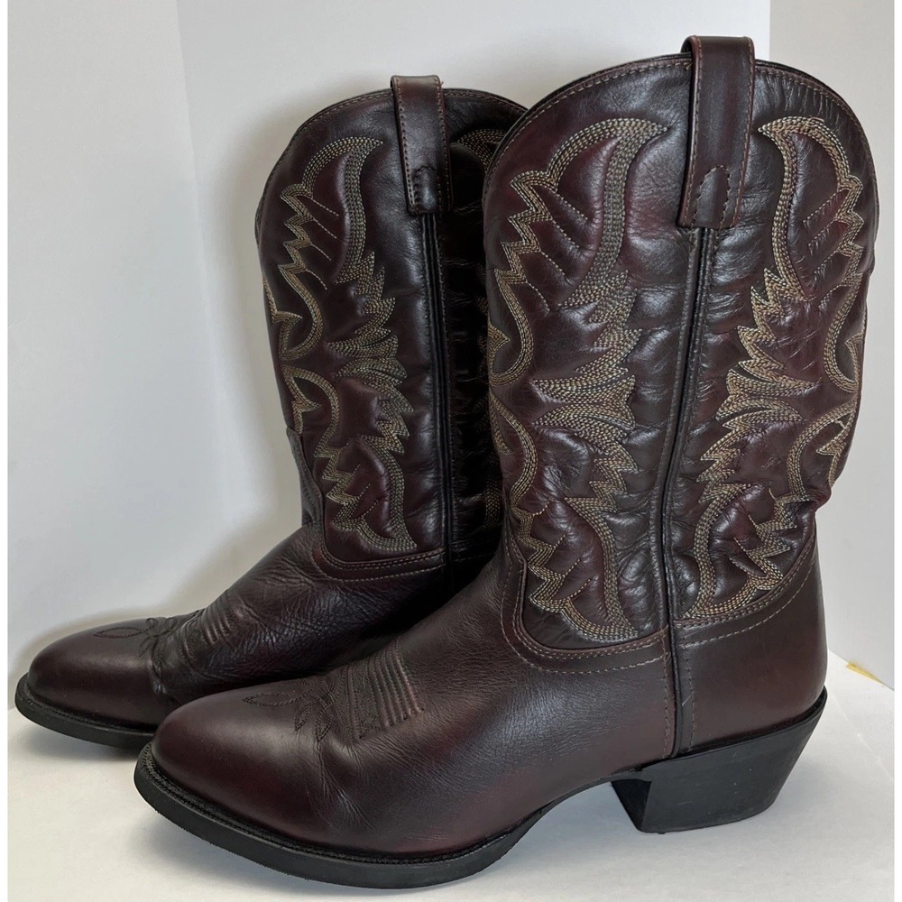 Laredo Men's Dark Brown Western Cowboy Boots